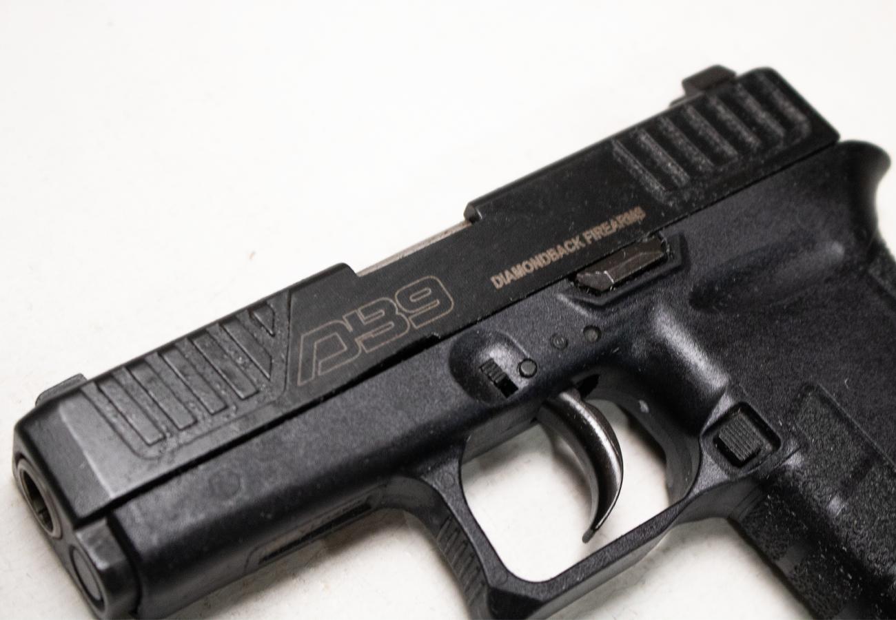 DIAMONDBACK DB9 9mm Police Trade-In Semi-Auto Pistol with Front Slide Serrations